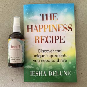 The happiness recipe book & Balance room spray